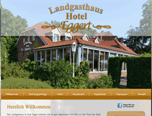 Tablet Screenshot of hotel-eggert.de
